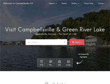 Tablet Screenshot of campbellsvilleky.com